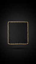 Silk scarf with gold edge